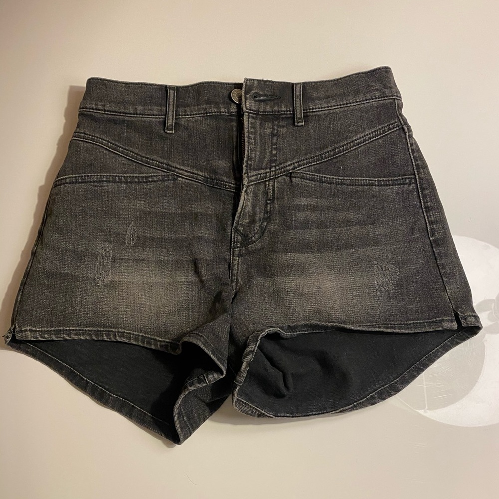 Express black wash extreme high rise